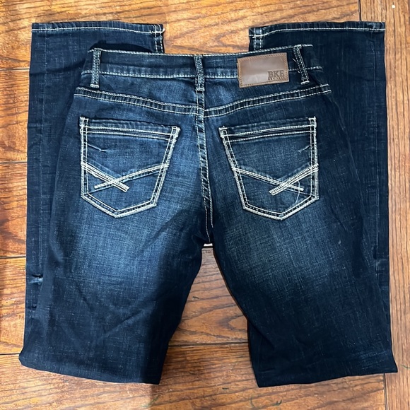 BKE Aiden Boot Cut Dark Blue Jeans Size 31x34 - Picture 5 of 5
